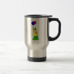 Cute kid clown with balloons coffee mug