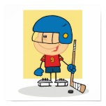 Cute Kid Hockey Player Posters