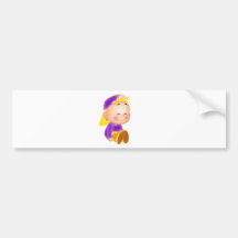 cute kid smiling bumper stickers