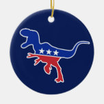 Cute kids dinosaur christmas tree ornaments