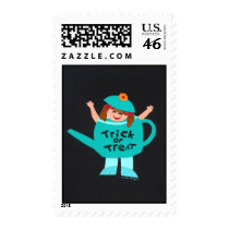 Cute Kids Halloween Stamps