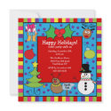 Cute Kids Holiday Party Invitation by celebrateitinvites Cute Kids Holiday Party Invitation
