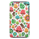 Cute kids pattern with flower leaf deer mushroom barely there ipod covers