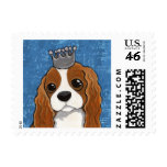 Cute King Charles Spaniel Dog Art - Small postage