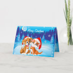 Cute Kitten and Puppy Christmas Cards