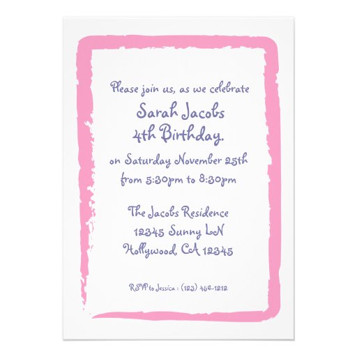 Cute Kitten Birthday Invites