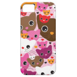 Cute kitten cat pattern iphone 5 case casemate cases