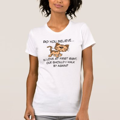 Cute Kitten Chatting You Up Tee Shirt