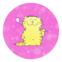 Cute Kitten Golf stickers by Toonboy Cute Kitten Golf stickers