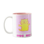 Cute Kitten Hug Coffee Mugs