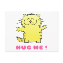 Cute Kitten Hug postcards