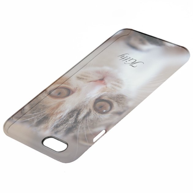 Cute Kitten Kitty Cat Photo Transparent Uncommon Clearlyâ„¢ Deflector iPhone 6 Plus Case-3