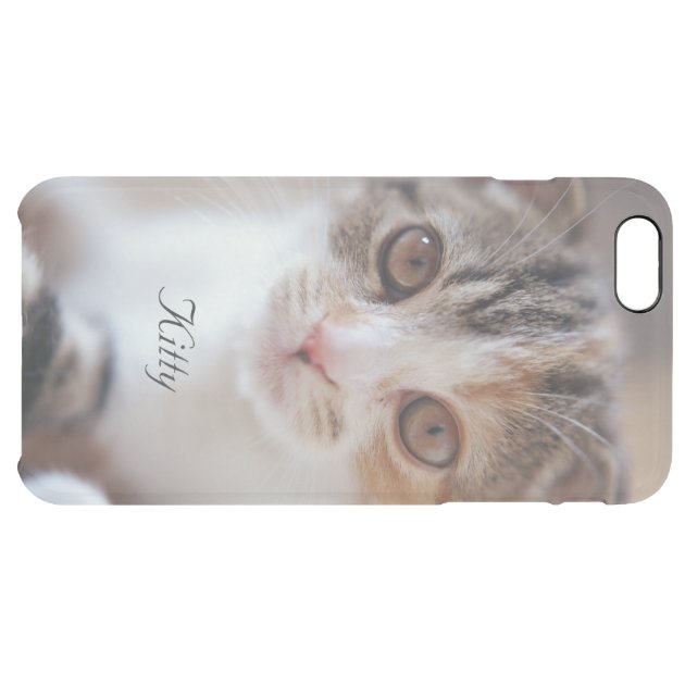 Cute Kitten Kitty Cat Photo Transparent Uncommon Clearlyâ„¢ Deflector iPhone 6 Plus Case-5