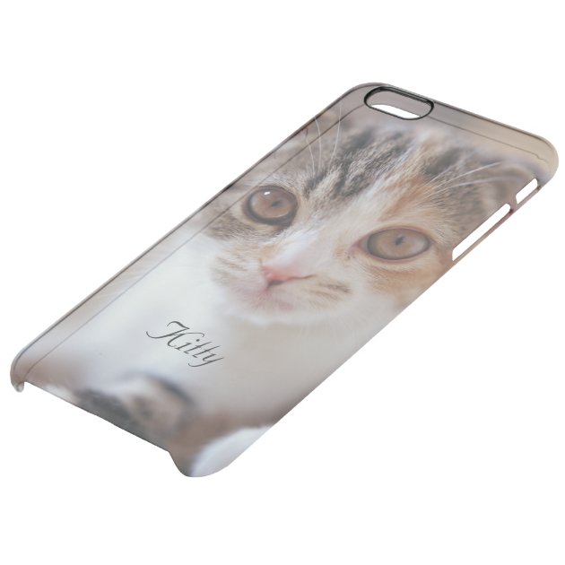 Cute Kitten Kitty Cat Photo Transparent Uncommon Clearlyâ„¢ Deflector iPhone 6 Plus Case-4