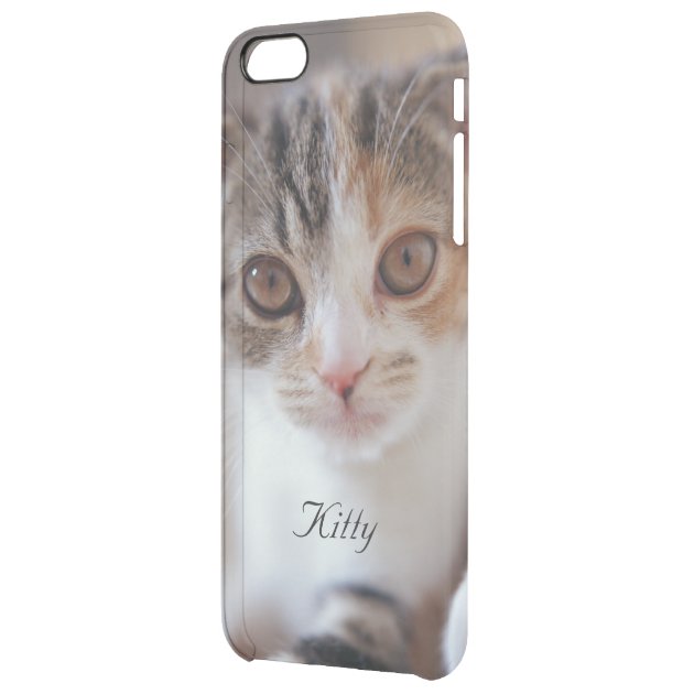 Cute Kitten Kitty Cat Photo Transparent Uncommon Clearlyâ„¢ Deflector iPhone 6 Plus Case