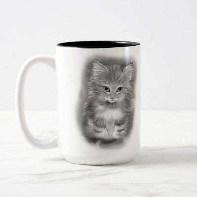Cute kitten mugs