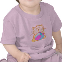 Cute Kitten Play Beach Ball t-shirts