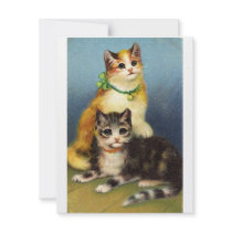 *Cute Kittens* Vintage invitations