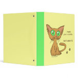 Cute Kitty Ate Your Cookie binders