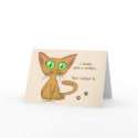 Cute Kitty Ate Your Cookie cards by ironydesign Cute Kitty Ate Your Cookie cards