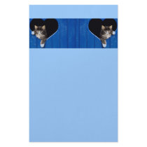 Cute Kitty Cat Stationery by stationery_ Cute Kitty Cat Stationery