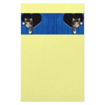 Cute Kitty Cat Stationery by stationery_ Cute Kitty Cat Stationery