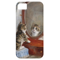 Cute Kitty Cat Vintage Art by Frank Paton iPhone 5 Cover