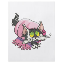 cute kitty cat wrapped in blanket full color flyer