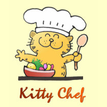 Cute Kitty Chef | Cute Kitten Cook | Junior Chef t-shirts
