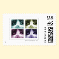 Cute Kitty Custom Postage postage by Mundofelino Cute Kitty Custom Postage postage