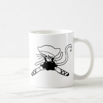 cute kitty dancer doll mugs
