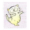 Cute Kitty Dancing t-shirts by Toonboy Cute Kitty Dancing t-shirts