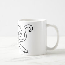 cute kitty doll black mugs