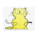 Cute Kitty Golfer postcards by Toonboy Cute Kitty Golfer postcards