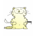 Cute Kitty Golfer t-shirts