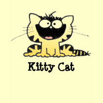 Cute Kitty T Women Tshirt | Cute Cartoon Kitty Tee