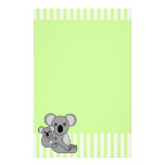 Cute Koala Bear and Baby Stationery
