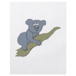 cute koala bear on branch full color flyer
