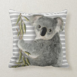 Cute Koala Throw Pillows