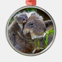 Cute Koalas Christmas Ornament