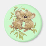 Cute Koalas Refrigerator Magnet