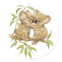 Cute Koalas Stickers