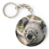 Cute korala badge key chain