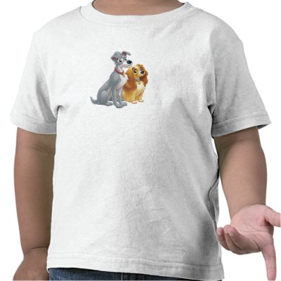Cute Lady and the Tramp Disney t-shirts