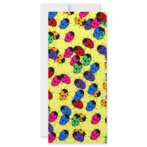 Cute Lady Bug Design rack cards by BugsbyMaria Cute Lady Bug Design rack cards