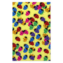 Cute Lady Bug Design Custom Stationery
