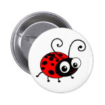 Cute Ladybug Buttons
