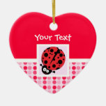 Cute Ladybug Christmas Tree Ornament