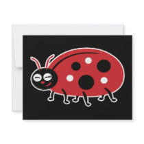 Cute Ladybug invitations
