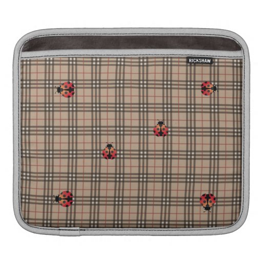 Cute Ladybug iPad Sleeves